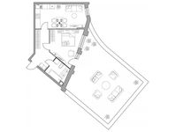 Планировка 1-комнатной квартиры, 64,96 м2