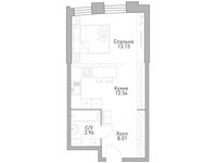 Планировка 2-комнатной квартиры, 70,09 м2