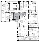 Планировка квартиры студии, 32,9 м2