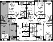 Планировка 2-комнатной квартиры, 59 м2