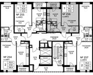 Планировка 1-комнатной квартиры, 37,6 м2