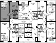 Планировка 1-комнатной квартиры, 42,6 м2