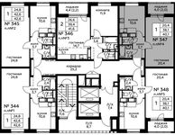 Планировка 1-комнатной квартиры, 40,1 м2