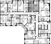 Планировка 1-комнатной квартиры, 34,1 м2