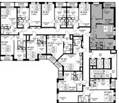 Планировка 3-комнатной квартиры, 65,7 м2