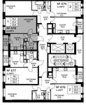 Планировка 1-комнатной квартиры, 33,8 м2