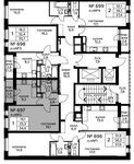 Планировка 1-комнатной квартиры, 34,6 м2