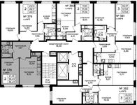 Планировка 2-комнатной квартиры, 38,43 м2