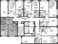 Планировка 2-комнатной квартиры, 39,12 м2