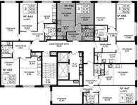 Планировка 2-комнатной квартиры, 32,43 м2