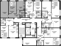 Планировка 2-комнатной квартиры, 50,5 м2