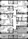 Планировка 3-комнатной квартиры, 55,63 м2