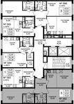 Планировка 3-комнатной квартиры, 56,9 м2