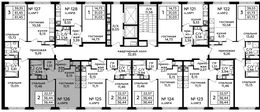 Планировка 2-комнатной квартиры, 36,44 м2
