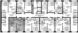 Планировка 2-комнатной квартиры, 35,49 м2