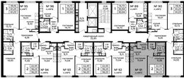 Планировка 2-комнатной квартиры, 36,23 м2
