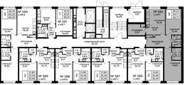 Планировка 3-комнатной квартиры, 66,17 м2