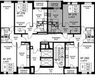 Планировка 1-комнатной квартиры, 38,1 м2