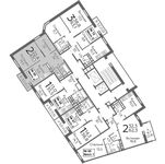Планировка 2-комнатной квартиры, 46,9 м2
