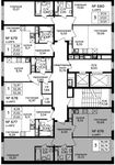 Планировка 3-комнатной квартиры, 56,74 м2