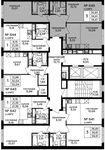 Планировка 3-комнатной квартиры, 56,61 м2