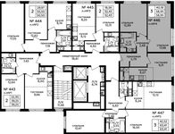 Планировка 3-комнатной квартиры, 58,95 м2