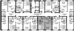 Планировка 2-комнатной квартиры, 36,23 м2