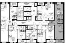 Планировка 2-комнатной квартиры, 44,4 м2