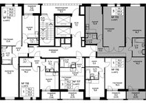 Планировка 3-комнатной квартиры, 90,8 м2