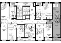 Планировка 2-комнатной квартиры, 44,3 м2