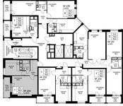 Планировка 1-комнатной квартиры, 41,3 м2