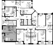 Планировка 1-комнатной квартиры, 38,7 м2