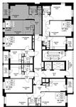 Планировка 2-комнатной квартиры, 49 м2