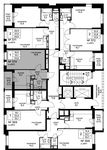 Планировка 1-комнатной квартиры, 34,8 м2