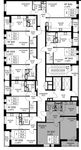 Планировка 2-комнатной квартиры, 56,7 м2