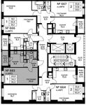 Планировка 1-комнатной квартиры, 36 м2