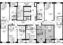 Планировка 1-комнатной квартиры, 35,7 м2