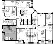 Планировка 1-комнатной квартиры, 38,7 м2
