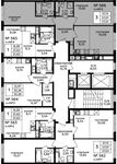 Планировка 3-комнатной квартиры, 57 м2