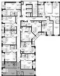 Планировка 2-комнатной квартиры, 61,7 м2
