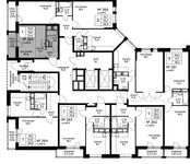 Планировка квартиры студии, 21,4 м2