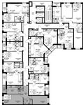 Планировка 2-комнатной квартиры, 61,7 м2
