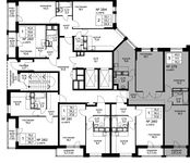 Планировка 3-комнатной квартиры, 78,5 м2