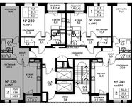 Планировка 2-комнатной квартиры, 58,9 м2