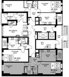 Планировка 2-комнатной квартиры, 62,8 м2