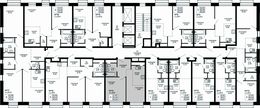 Планировка 2-комнатной квартиры, 36,39 м2