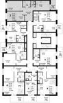 Планировка 2-комнатной квартиры, 55,53 м2