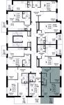 Планировка 2-комнатной квартиры, 41,8 м2