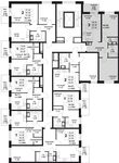 Планировка 3-комнатной квартиры, 57,34 м2