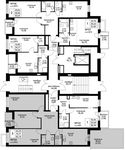 Планировка 3-комнатной квартиры, 82,79 м2